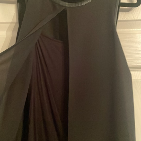 Guess Layered Tank Top With Sheer Black Mesh - Picture 3 of 4